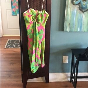 Lilly Pulitzer summer Dress, strapless or halter